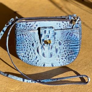 Brahmin Crossbody Gator / Crocodile Print Purse